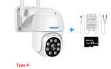 Smar 1080P PTZ Wifi IP Camera Outdoor 4X Digital Zoom AI Human Detect 2MP Wireless/ New Arrival - Whyte's Electronics And Gadgets