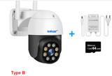 Smar 1080P PTZ Wifi IP Camera Outdoor 4X Digital Zoom AI Human Detect 2MP Wireless/ New Arrival - Whyte's Electronics And Gadgets