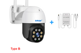 Smar 1080P PTZ Wifi IP Camera Outdoor 4X Digital Zoom AI Human Detect 2MP Wireless/ New Arrival - Whyte's Electronics And Gadgets