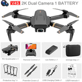 FPV Drone WiFi  4DRC V4 WIFI live video FPV 4K/1080P HD Wide Angle Camera  Durable RC Quadcopter - Whyte's Electronics And Gadgets