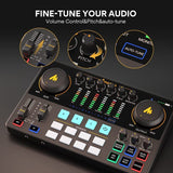 Maonocaster Microphone Set with XLR Microphone Audio Interface Podcasting/ New Arrival - Whyte's Electronics And Gadgets