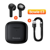 Baseus E3 TWS Wireless Earphone Bluetooth 5.0 Headphone Headset True Wireless Earbuds/ New Arrival - Whyte's Electronics And Gadgets