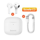 Baseus E3 TWS Wireless Earphone Bluetooth 5.0 Headphone Headset True Wireless Earbuds/ New Arrival - Whyte's Electronics And Gadgets