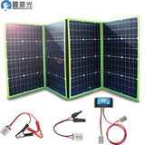 300W 100W Foldable Solar Panel Kit 12V 24V Battery Charger Controller Portable Placa Solar