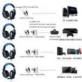 Kotion Each Gaming Headsets with Micro LED 3.5mm Wired Headphones - Whyte's Electronics And Gadgets