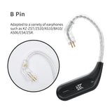 KZ AZ09 Wireless Upgrade Cable Bluetooth-compatible 5.2 HIFI Wireless Ear Hook C PIN Connector With Charging Case - Whyte's Electronics And Gadgets