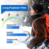 2in1 Winter Bluetooth 5.0 Headset Headband Warm Music Hat with Soft Scarf Microphone - Whyte's Electronics And Gadgets