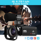 Camcorder 4K Vlogging Camera WiFi Digital Camera