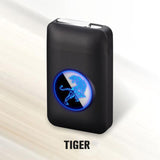 Metal Cigarette Case Box with USB Electronic Lighter/ Tobacco Storage Case/ New Arrival - Whyte's Electronics And Gadgets