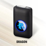 Metal Cigarette Case Box with USB Electronic Lighter/ Tobacco Storage Case/ New Arrival - Whyte's Electronics And Gadgets