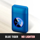 Metal Cigarette Case Box with USB Electronic Lighter/ Tobacco Storage Case/ New Arrival - Whyte's Electronics And Gadgets