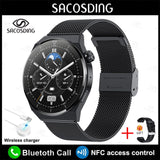 NFC Smart Watch Men GT3 Pro AMOLED 390*390 HD Screen Heart Rate Bluetooth Call IP68 Waterproof/ New Arrival - Whyte's Electronics And Gadgets