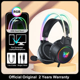 ONIKUMA X15 Pro RGB Head Beam Gaming Headphones with Mic 3.5mm Durable Stereo Surround/New Arrival - Whyte's Electronics And Gadgets