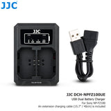 JJC NP FZ100 Battery Charger USB Dual Camera Charger for Sony NP-FZ100 Batteries/ New Arrival - Whyte's Electronics And Gadgets