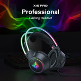 ONIKUMA X15 Pro RGB Head Beam Gaming Headphones with Mic 3.5mm Durable Stereo Surround/New Arrival - Whyte's Electronics And Gadgets