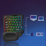 35 key Usb Wired Mobile Game Keyboard And Mouse/ New Arrival - Whyte's Electronics And Gadgets