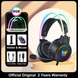 ONIKUMA X15 Pro RGB Head Beam Gaming Headphones with Mic 3.5mm Durable Stereo Surround/New Arrival - Whyte's Electronics And Gadgets