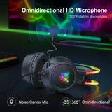 ONIKUMA X15 Pro RGB Head Beam Gaming Headphones with Mic 3.5mm Durable Stereo Surround/New Arrival - Whyte's Electronics And Gadgets