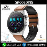 NFC Smart Watch Men GT3 Pro AMOLED 390*390 HD Screen Heart Rate Bluetooth Call IP68 Waterproof/ New Arrival - Whyte's Electronics And Gadgets