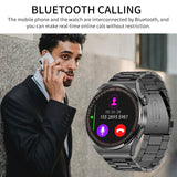 LIGE New Smart Watch Men AMOLED 390*390 HD Screen/ Time Fitness Bracelet/ Waterproof Stainless Steel/ New Arrival - Whyte's Electronics And Gadgets