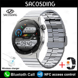 NFC Smart Watch Men GT3 Pro AMOLED 390*390 HD Screen Heart Rate Bluetooth Call IP68 Waterproof/ New Arrival - Whyte's Electronics And Gadgets