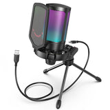 FIFINE Ampligame USB Microphone with Pop Filter Shock Mount&amp/ New Arrival - Whyte's Electronics And Gadgets