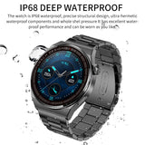 LIGE New Smart Watch Men AMOLED 390*390 HD Screen/ Time Fitness Bracelet/ Waterproof Stainless Steel/ New Arrival - Whyte's Electronics And Gadgets