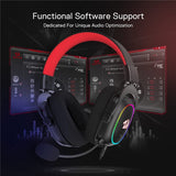 Redragon H510 Zeus X Wired Gaming Headset RGB Lighting 7.1 Surround Sound Multi Platforms Headphone/ New Arrival - Whyte's Electronics And Gadgets