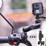 TUYU Motorcycle Bike Invisible Selfie Stick Monopod Handlebar Mount Bracket/ New Arrival - Whyte's Electronics And Gadgets