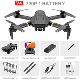 V4 Rc Drone 4k HD Wide Angle Camera 1080P WiFi fpv Drone Dual Camera Quadcopter Real-time transmission - Whyte's Electronics And Gadgets