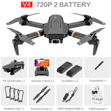 V4 Rc Drone 4k HD Wide Angle Camera 1080P WiFi fpv Drone Dual Camera Quadcopter Real-time transmission - Whyte's Electronics And Gadgets