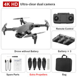 XKJ L900 PRO GPS Drone 4K Dual HD Camera Professional Aerial Photography Brushless Motor Foldable Quadcopter RC Distance1200M - Whyte's Electronics And Gadgets