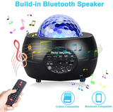 LED Night Light Starry Sky Projector with Bluetooth Wireless Speaker - Whyte's Electronics And Gadgets