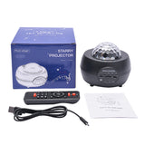 LED Night Light Starry Sky Projector with Bluetooth Wireless Speaker - Whyte's Electronics And Gadgets