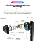 Bluetooth Earphones LED Wireless TWS with Microphone - Whyte's Electronics And Gadgets