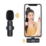 SNZIYAG Y22 Wireless Lavalier Microphone Portable Audio Video Recording Mic - Whyte's Electronics And Gadgets